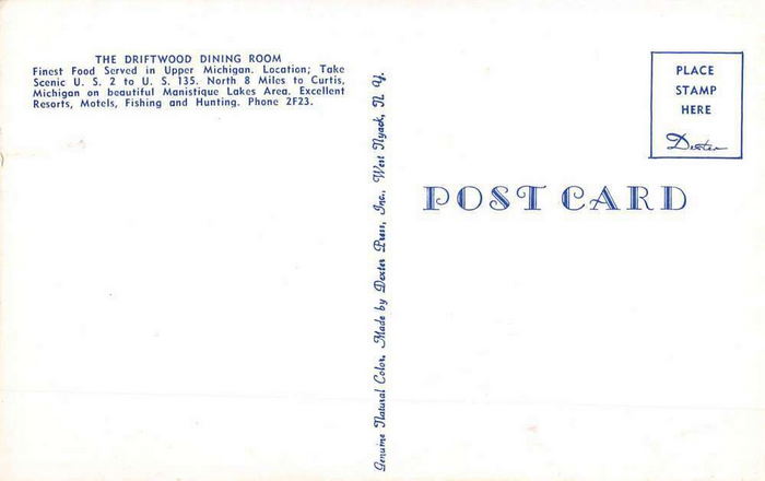 Driftwood Dining Room - Postcard (newer photo)